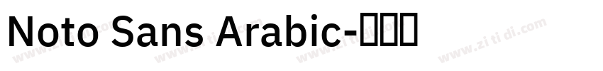 Noto Sans Arabic字体转换
